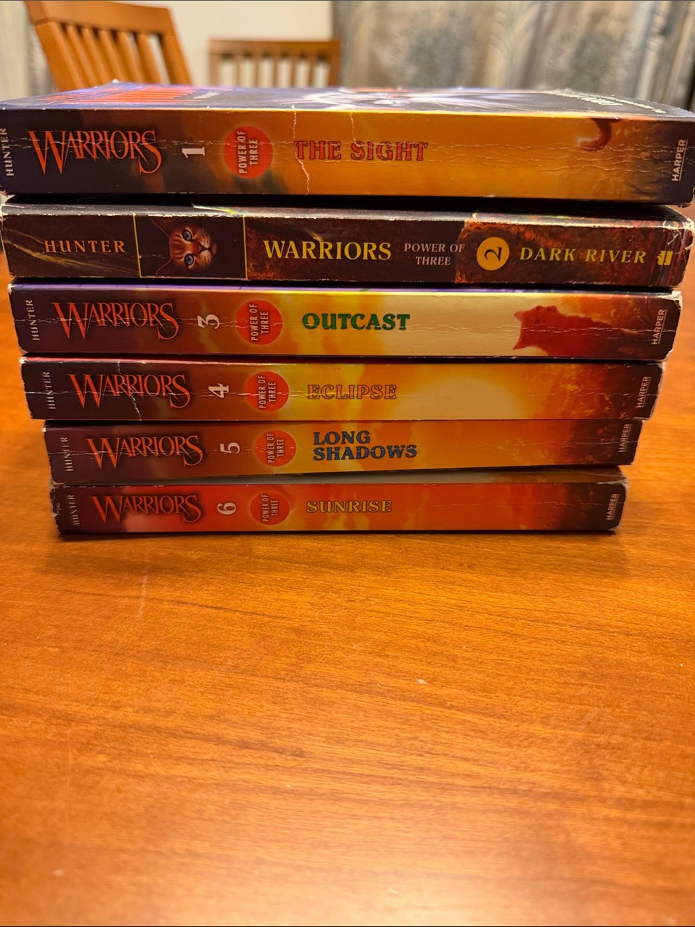Warriors Power of Three Book Set, 6 books